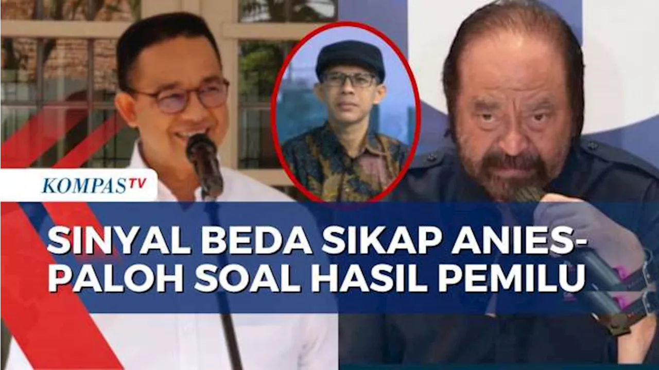 Kata Pengamat soal Beda Sikap Anies-Surya Paloh Terkait Hasil Pemilu 2024