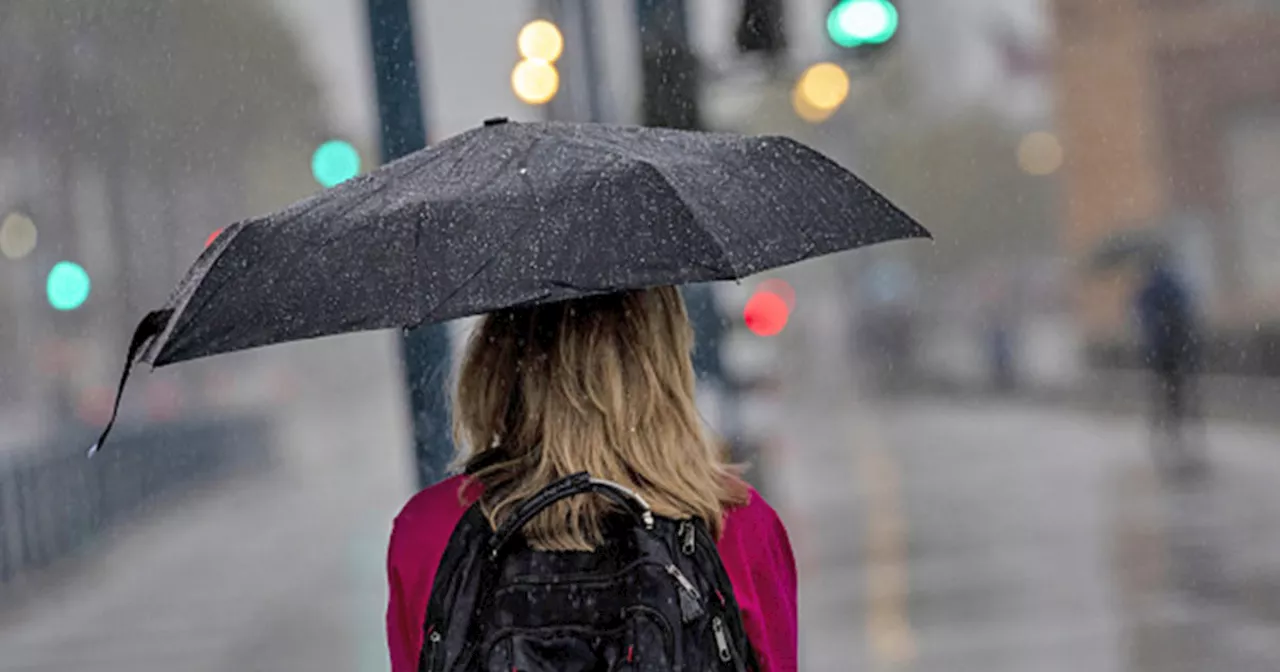 Rain arrives in San Francisco Bay Area to start a wet weekend