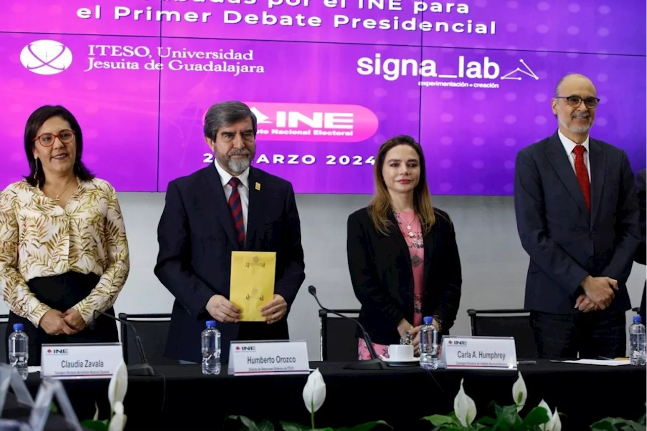 Entrega INE 24 mil preguntas que serán sorteadas para primer debate presidencial