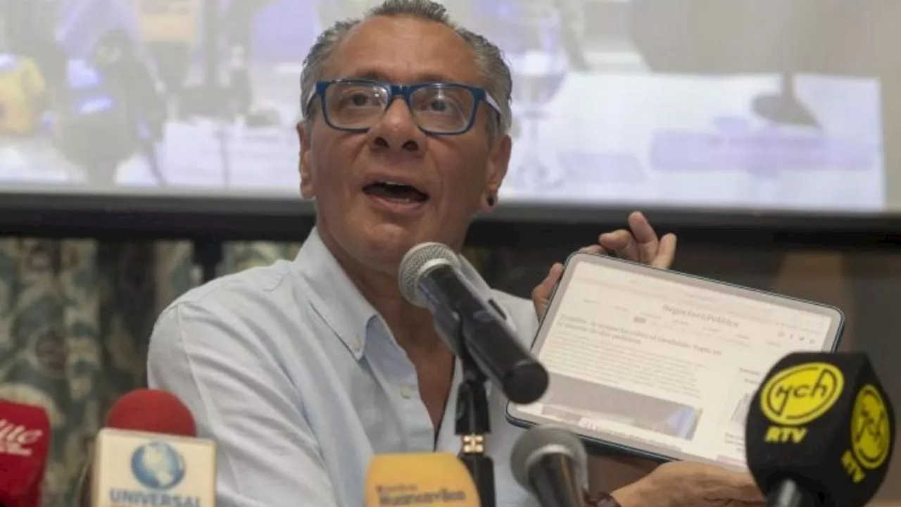 ¿Por qué Jorge Glas, expresidente de Ecuador, sigue en la embajada de México?, esto sabemos