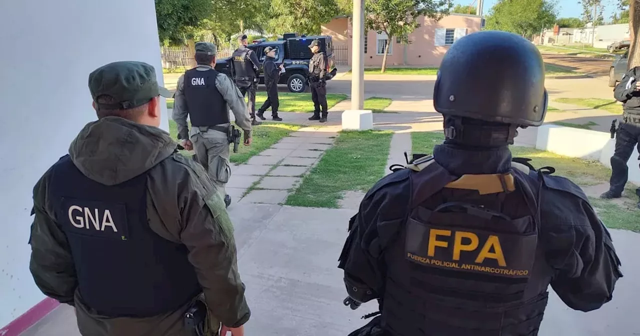 Gendarmería y FPA desbarataron una organización narco que operaba en la zona de San Francisco