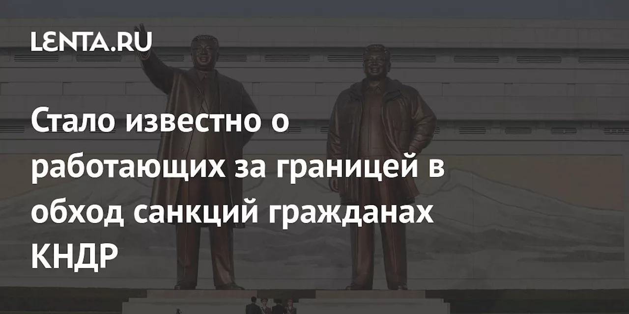 Стало известно о работающих за границей в обход санкций гражданах КНДР