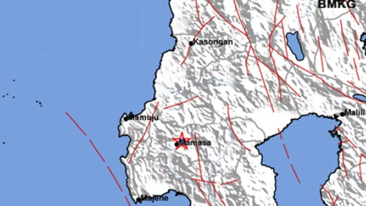 Gempa Darat Getarkan Mamasa Sulbar Jumat Pagi 22 Maret 2024