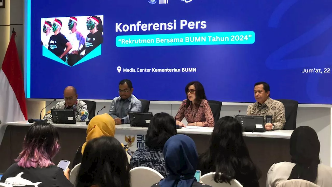 Kementerian BUMN Siapkan Kuota 1.830 Lowongan untuk Rekrutmen Bersama BUMN 2024