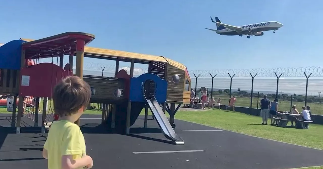 The 'awesome' TikTok famous Manchester Airport pub where you can spot planes