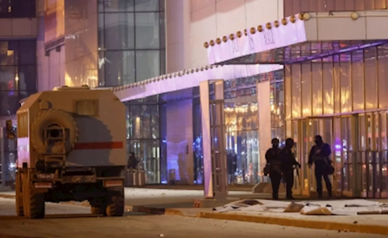 Gunmen kill at least 40 in concert attack near Moscow, Islamic State claims responsibility