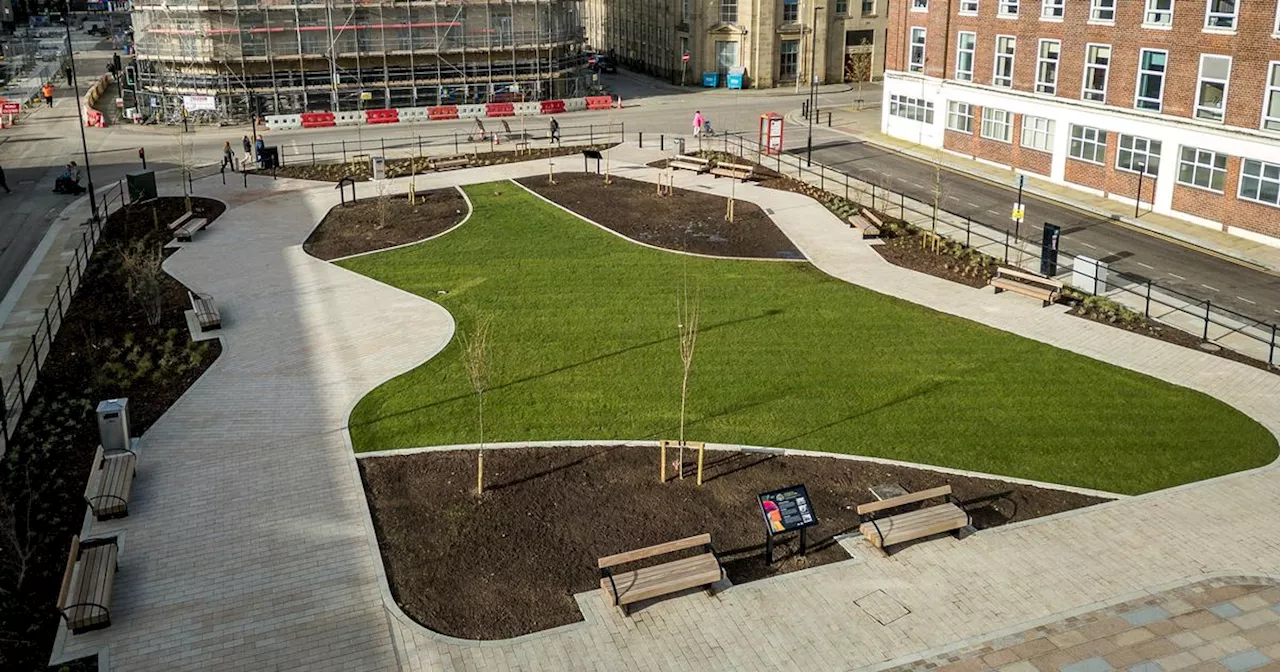 Bolton town centre's first ever park in more than 100 years opens to the public