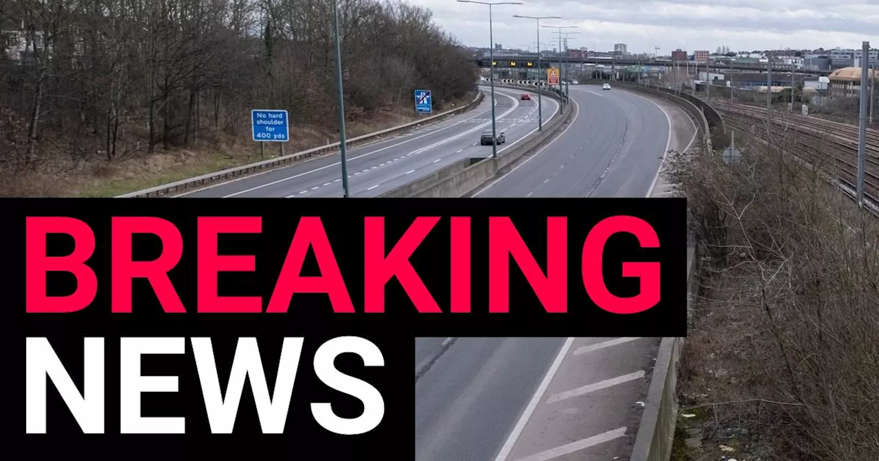 M1 closed both ways for a number of hours after 'police incident'