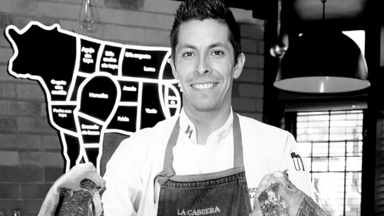 Luto por Daniel Lugo Chef que le cocinó a Luis Miguel en Bogotá