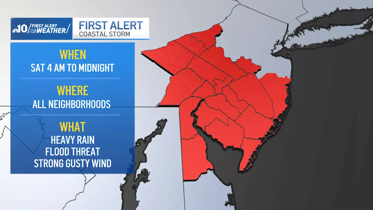 Saturday Soaker: Storm to bring heavy rain, strong winds, potential flooding