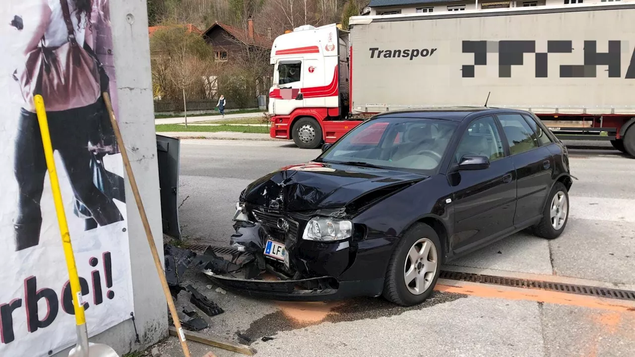 Lkw-Fahrer rammte Pkw mit schwangerer Lenkerin