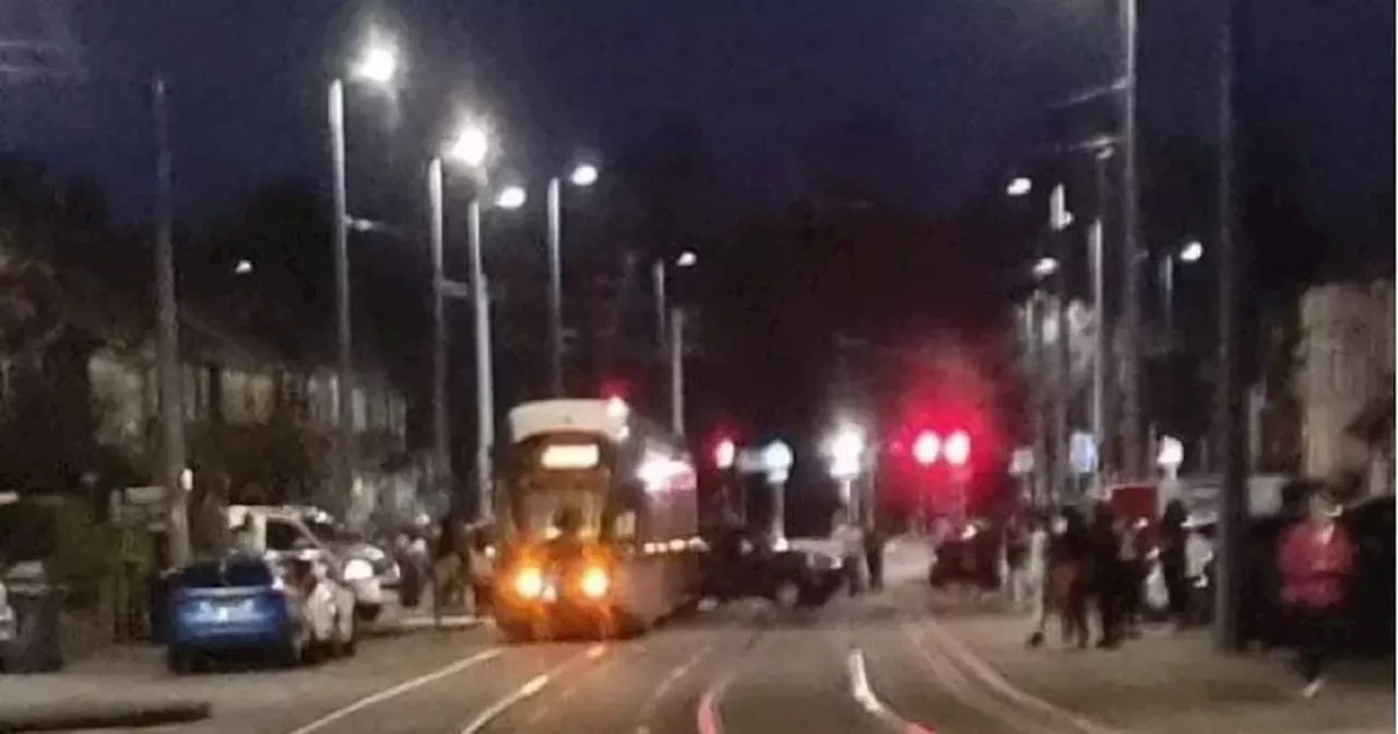 Tram and car crash in Nottingham causes travel disruption