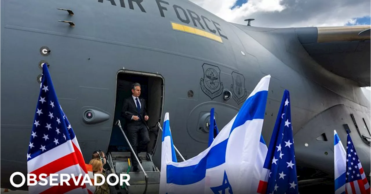 Antony Blinken já está reunido com Netanyahu em Telavive