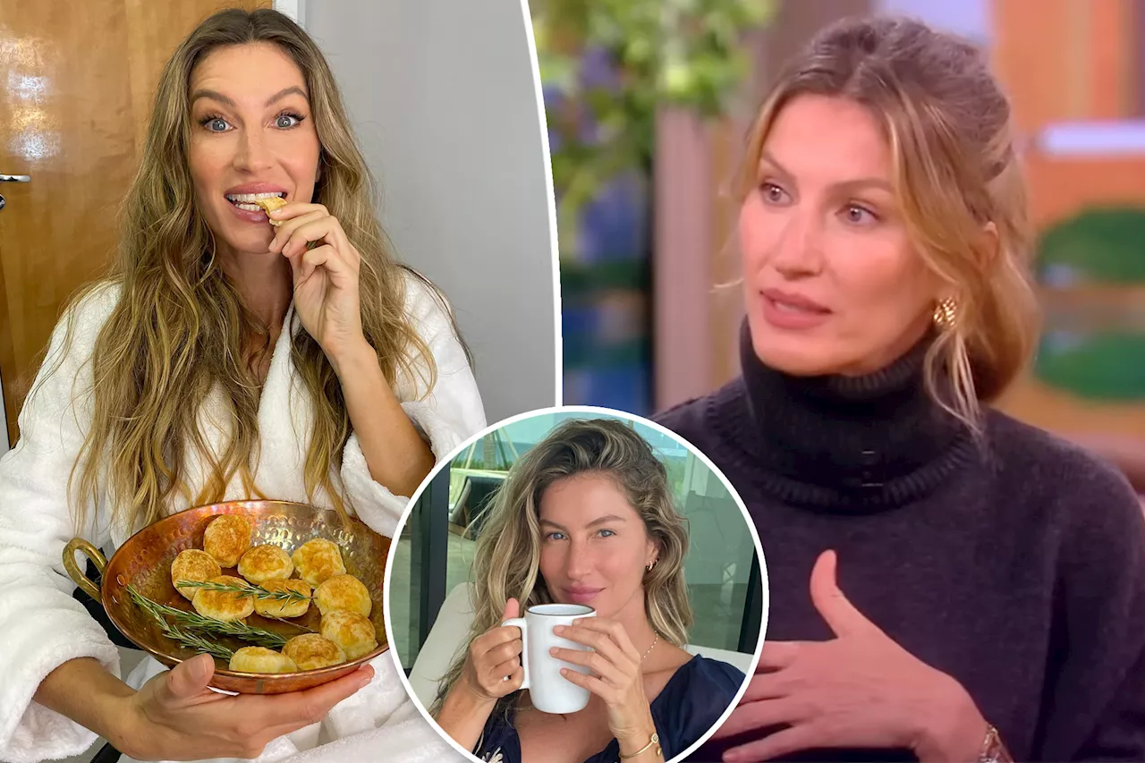 Gisele Bündchen claims she cured her panic attacks and 'severe' depression by changing diet