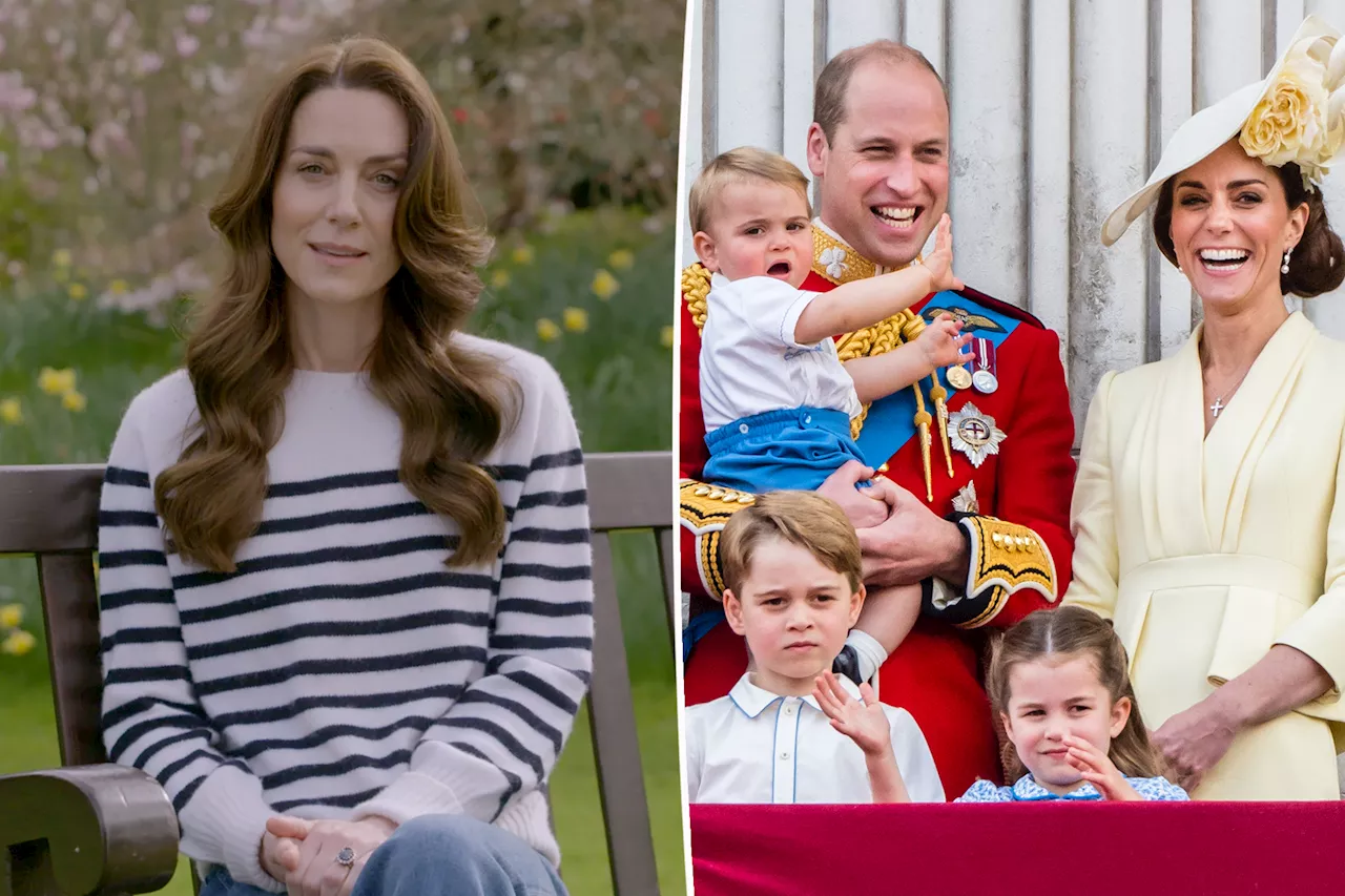 How Kate Middleton explained her cancer diagnosis to children George, Charlotte and Louis