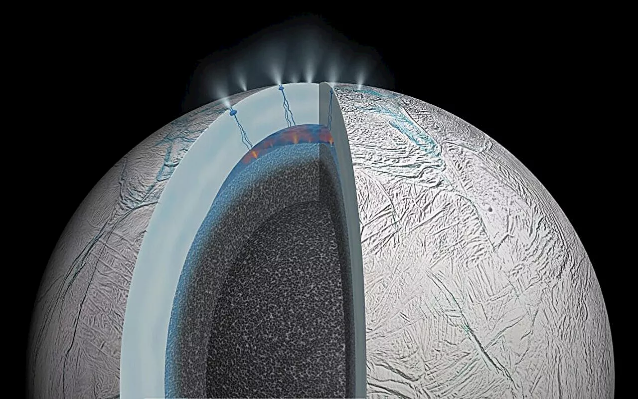 Signs of life detectable in single ice grain emitted from extraterrestrial moons, experimental setup shows