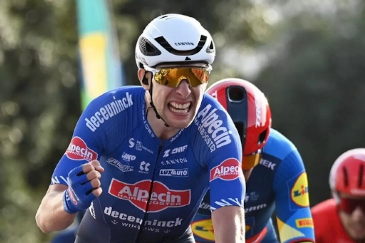 Axel Laurance fait encore briller Alpecin-Deceuninck en remportant la 5e étape au sprint