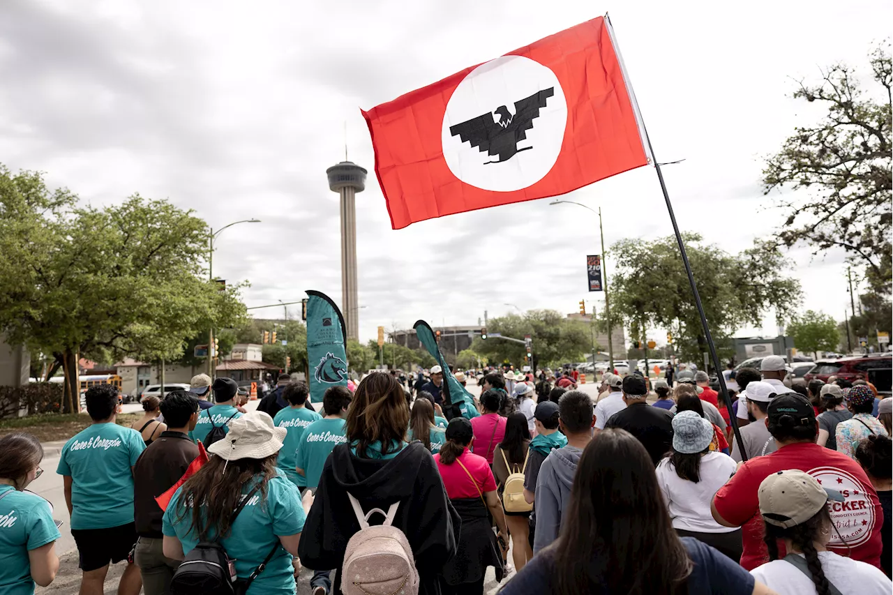 San Antonio honors labor activist Cesar Chávez at Saturday march