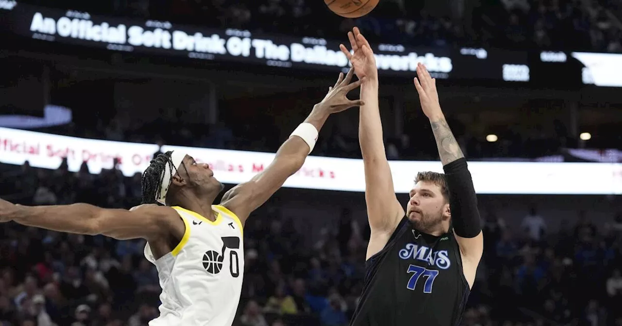 Luka Doncic lidera la victoria 113-97 de los Mavericks ante el Jazz