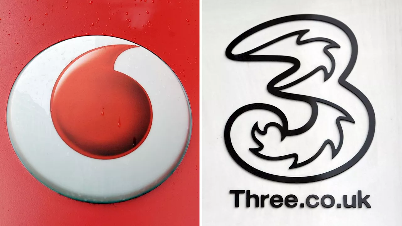 Vodafone and Three merger could lead to higher prices, warns watchdog