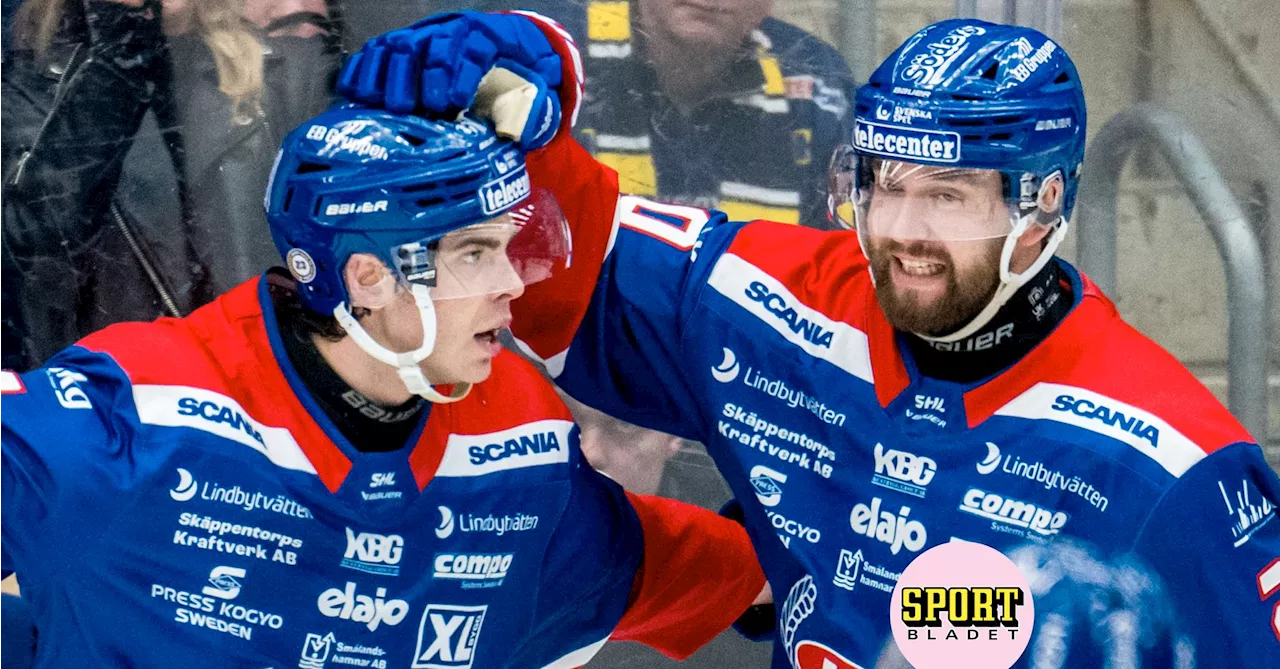 Viktor Lodin firade mot HV71-fansen