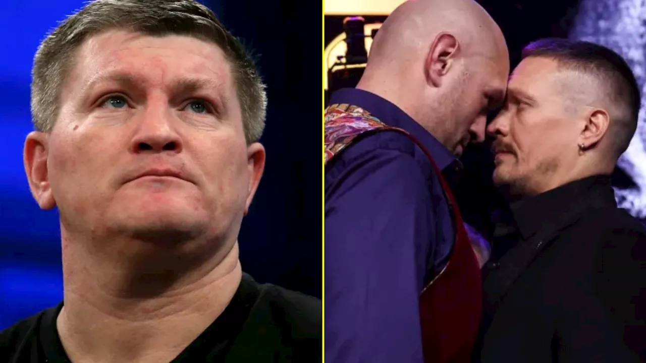 Ricky Hatton reveals ‘horrific’ reason why Tyson Fury vs Oleksandr Usyk could be stopped...