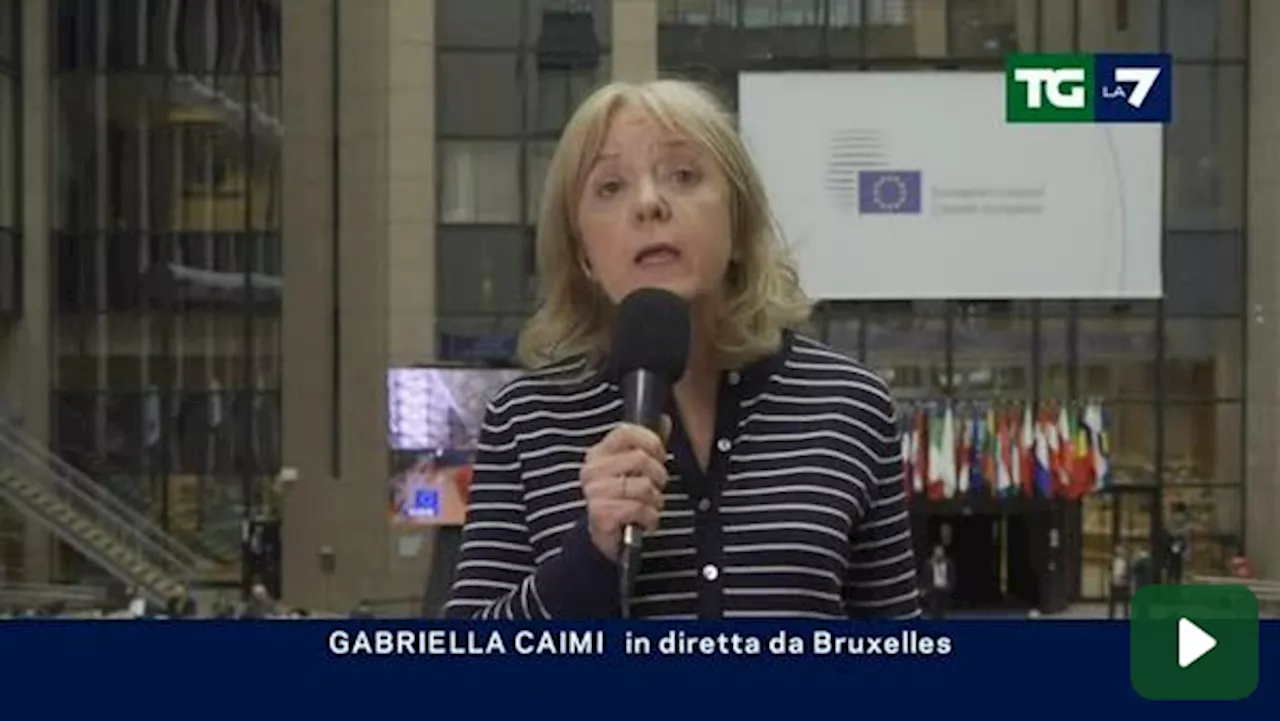 Consiglio europeo, l'inviata del Tg La7 spiega cosa è stato deciso