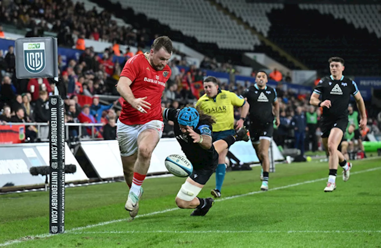 Seán O'Brien stars as Munster leave Swansea with maximum points