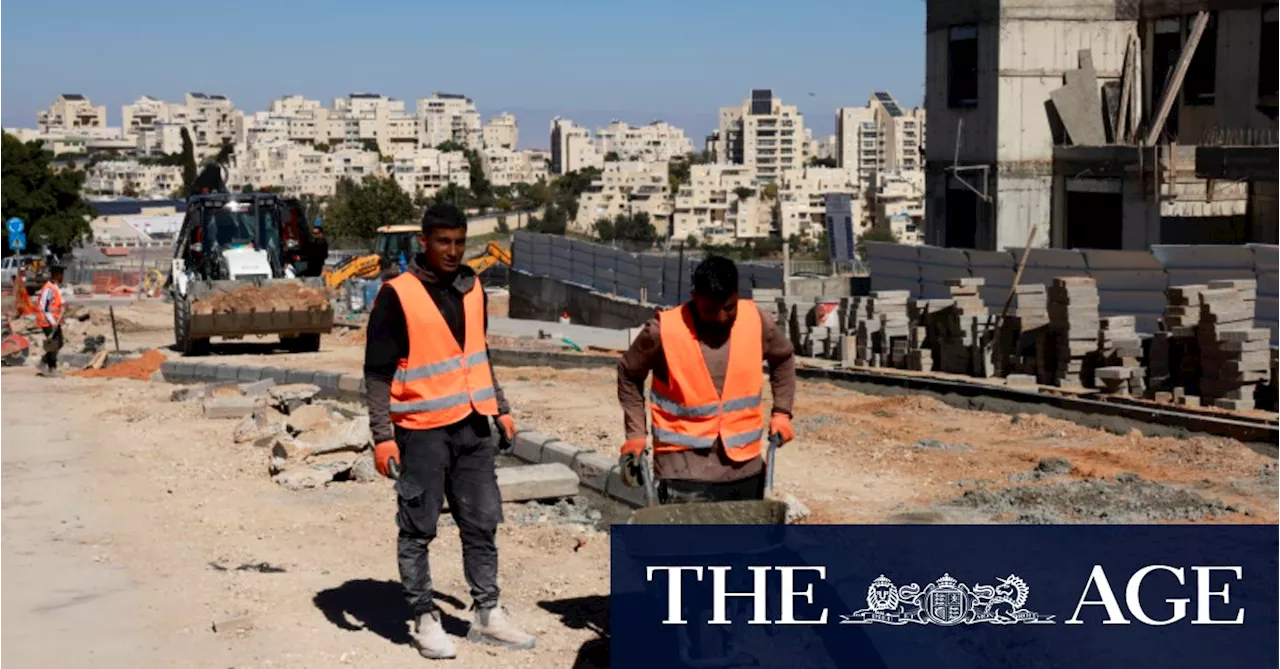 Ban on Palestinian workers grinds Israel’s construction sites to a halt