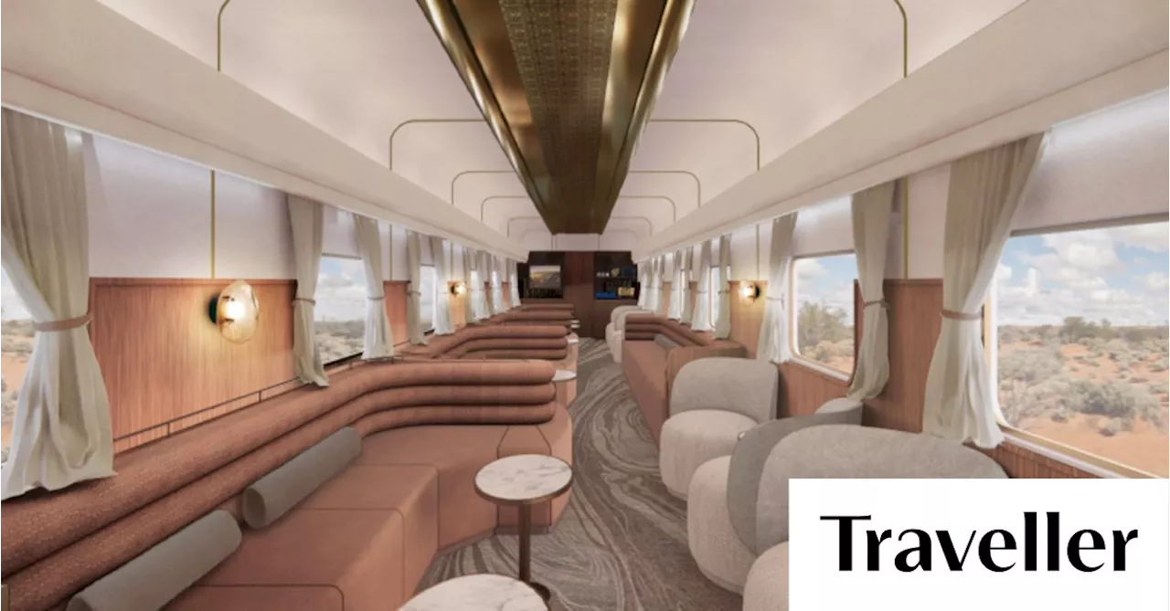 New class of luxury unveiled on board iconic Australian trains