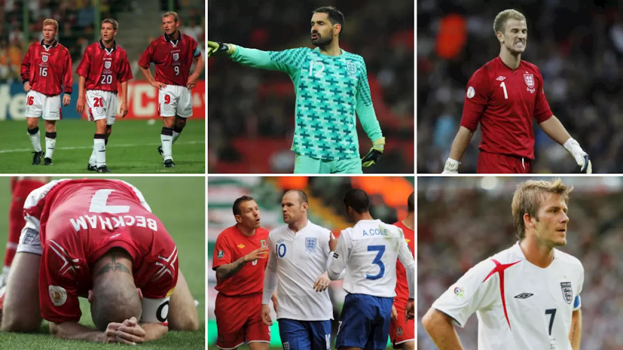 Every time England have played in kits with non-traditional St George’s Cross