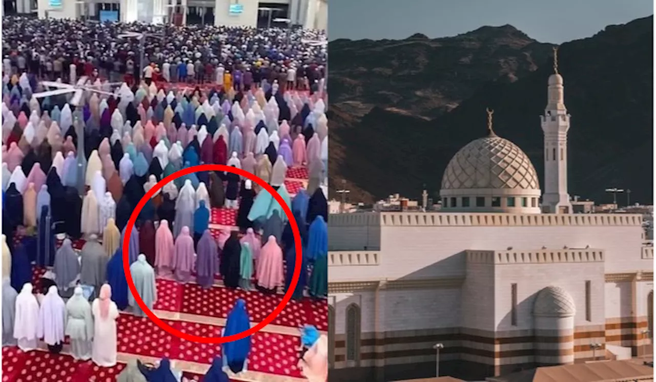 [Foto] “Sakit Jiwa Aku Tengok” – Sikap Jemaah Wanita Tidak Rapatkan Saf Di Masjid Undang Perhatian