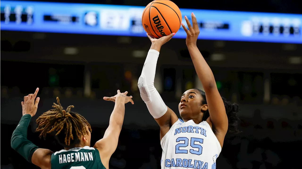 Kelly, Ustby lead No. 8 seed North Carolina to NCAA victory over Michigan State