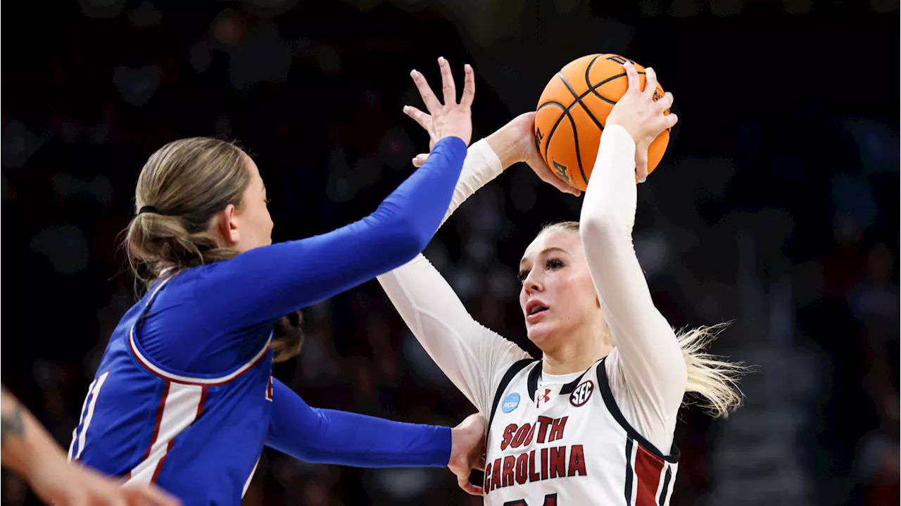 No. 1 seed South Carolina women blow past Presbyterian to begin March Madness run