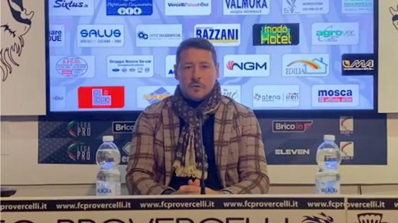 Ds Pro Vercelli: 'Dossena che ha sempre avuto la piena fiducia del club e della squadra'