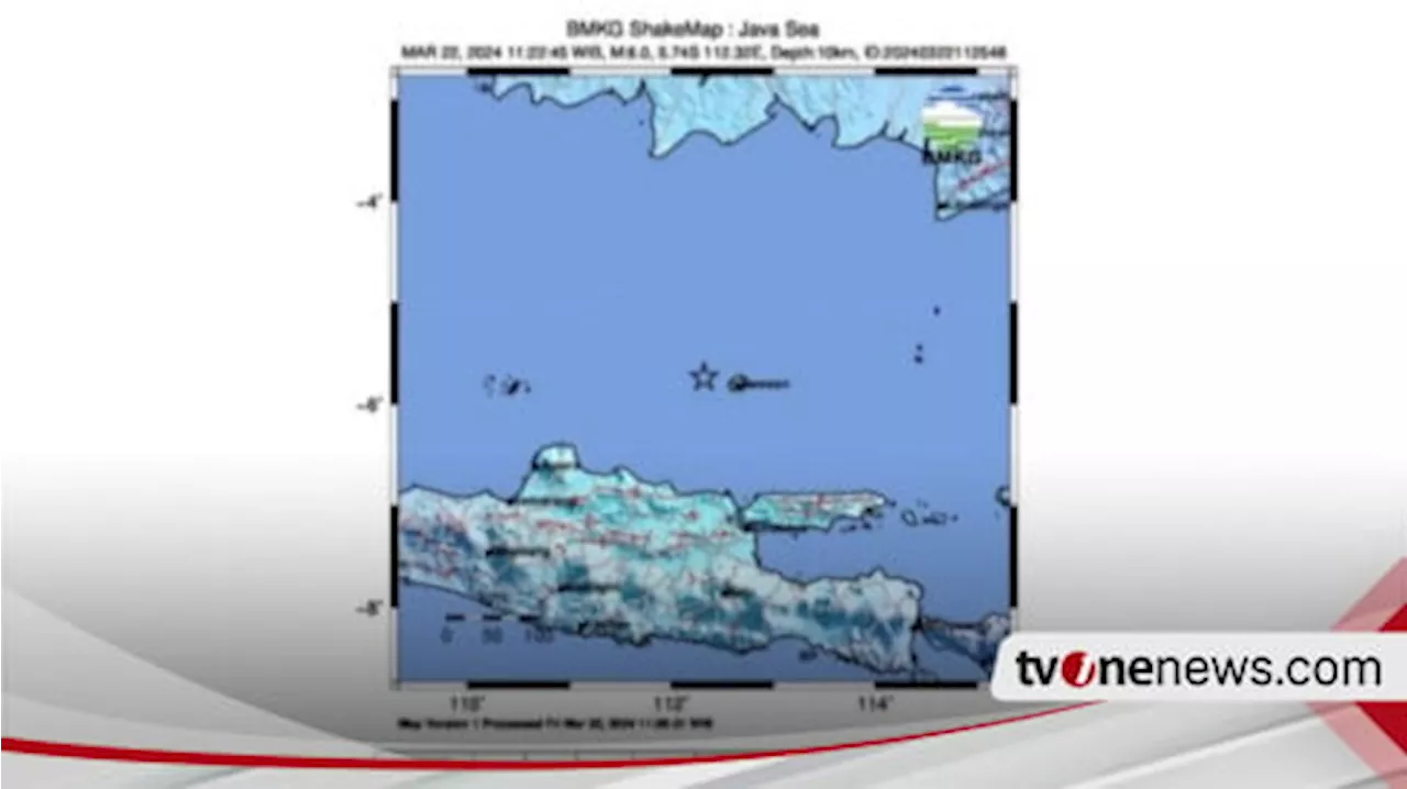 Gempa Magnitudo 6 Guncang Tuban Jawa Timur