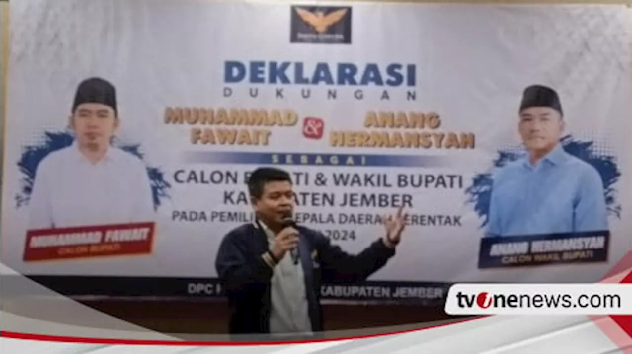 Gus Fawait-Anang Hermansyah Didukung Jadi Calon Bupati dan Wakil Bupati Jember, Anang: Terima Kasih