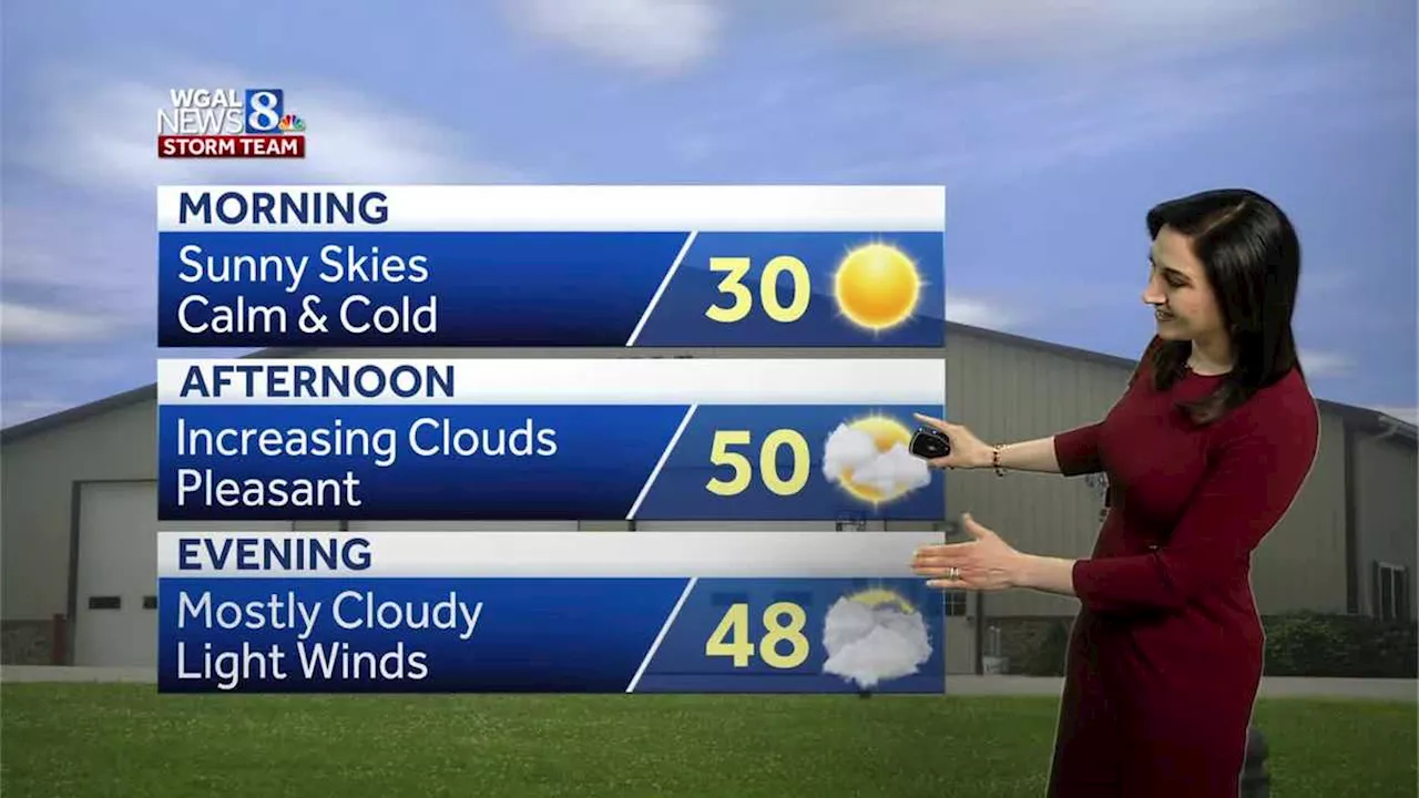 Pleasant Friday, then soggy and turning windy Saturday in south-central Pennsylvania