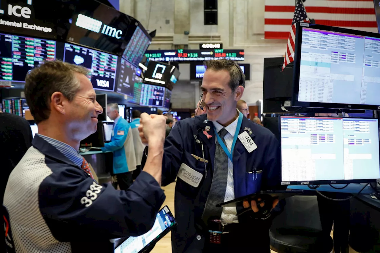 Stock market today: Dow slides, Nasdaq closes at record to cap winning week