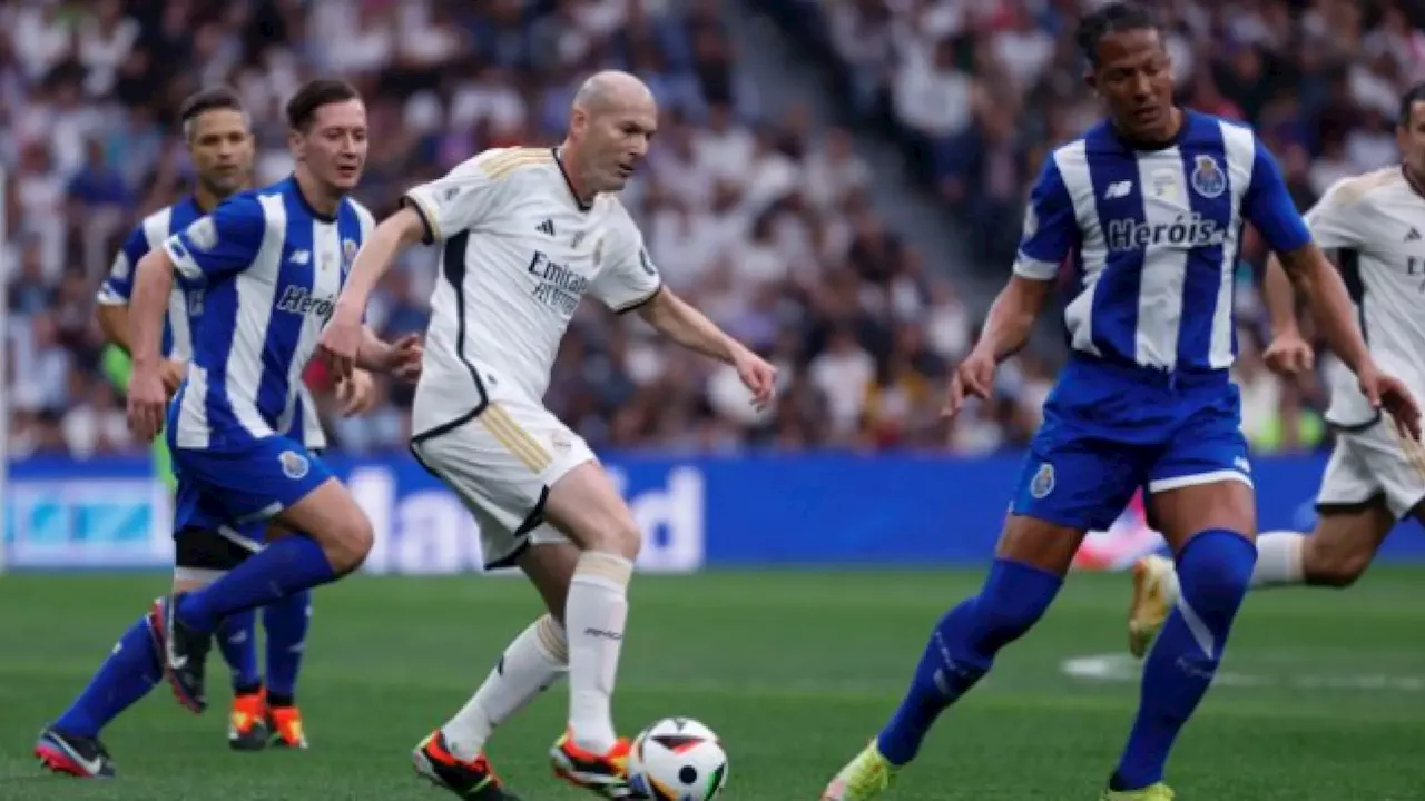 Zidane desata la locura en redes con su calidad en su regreso al Bernabéu