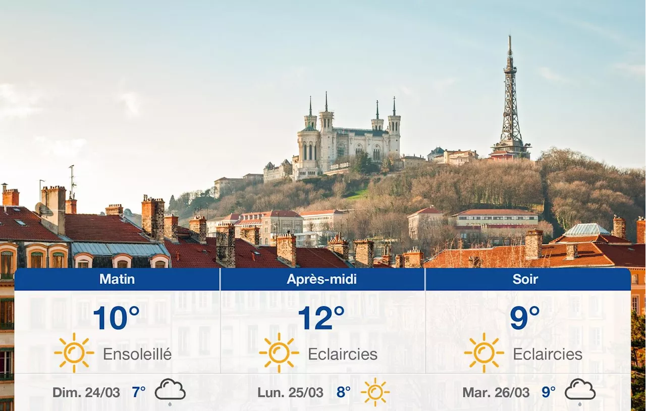 Météo Lyon: prévisions du samedi 23 mars 2024