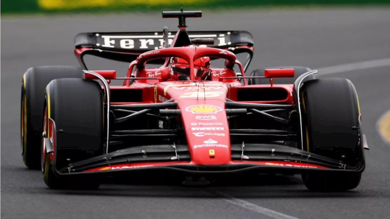 Ferrari’s Charles Leclerc records fastest time in third practice session at Melbourne Grand Prix