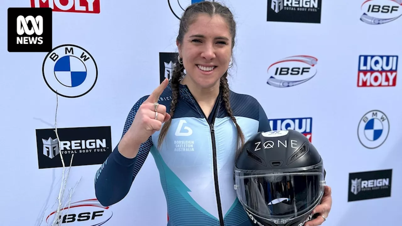 Australia's Bree Walker creates history with World Cup bobsleigh win in United States