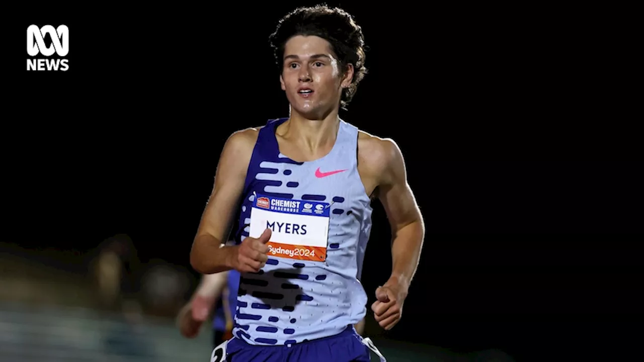 Cameron Myers wins national title in record-breaking performance as Paris Olympics approaches