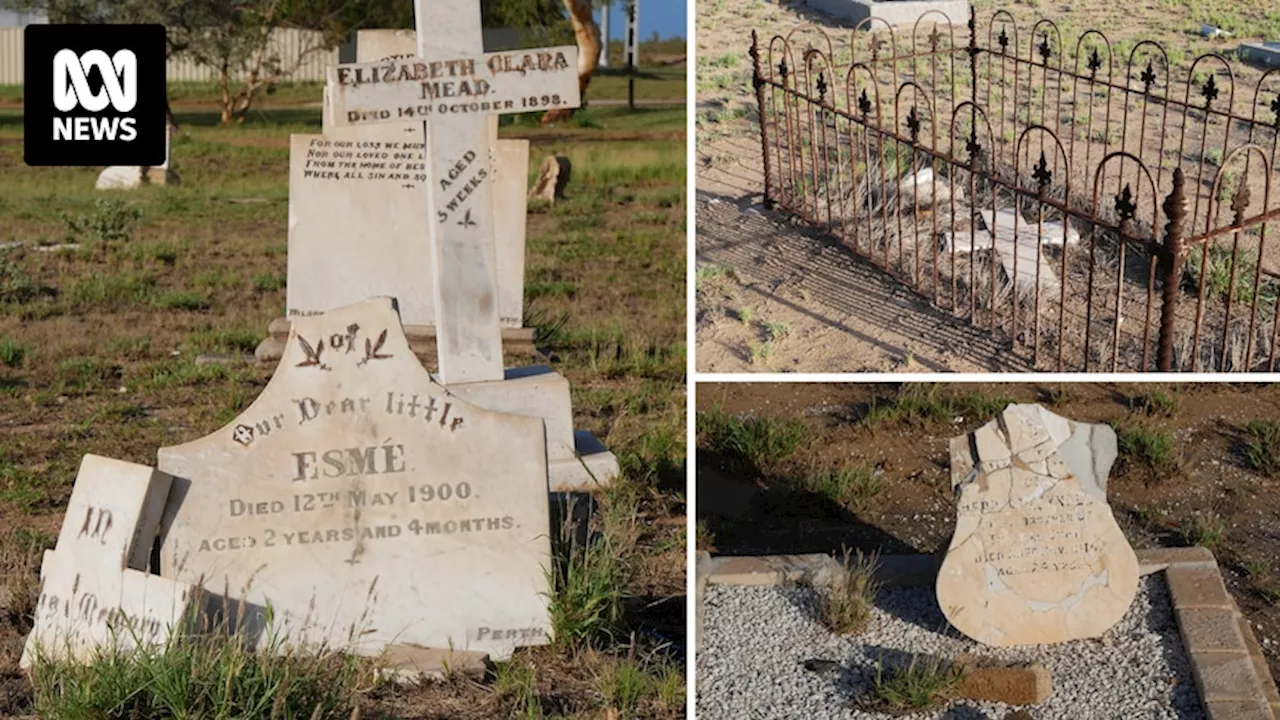 Carnarvon residents say this remote cemetery tells their history — but now it's falling apart