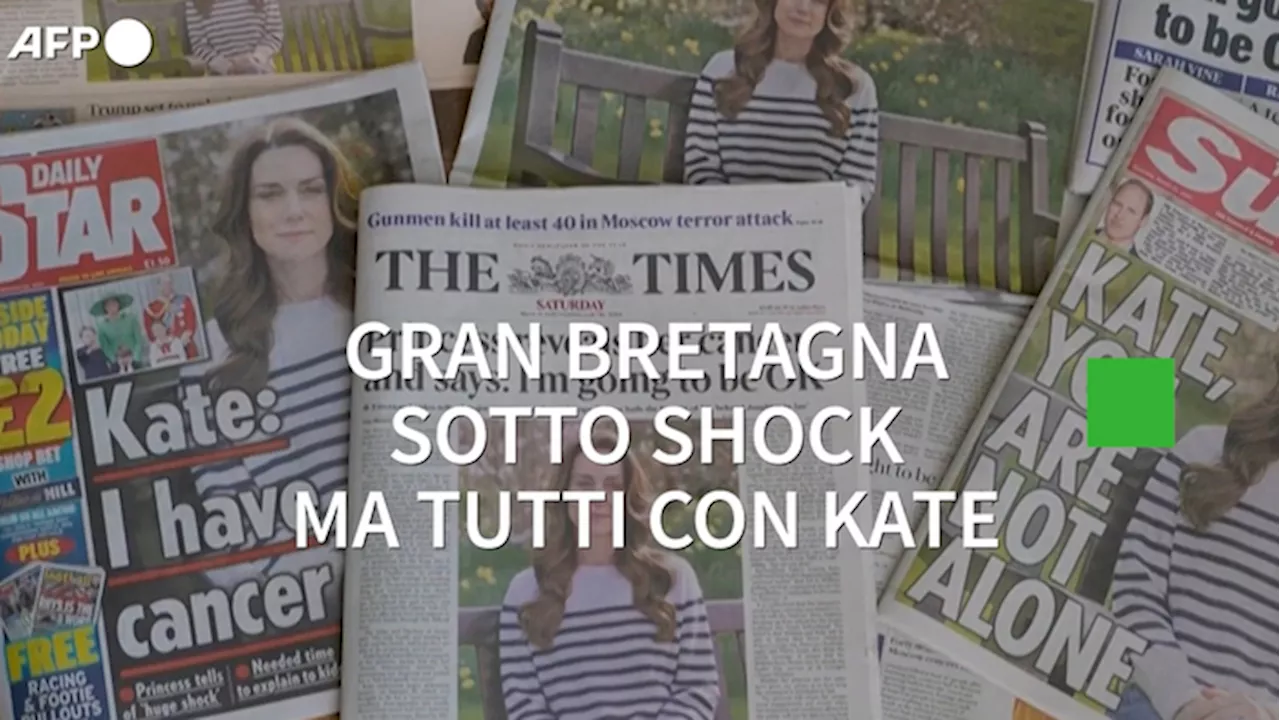 Gran Bretagna sotto shock ma sono tutti con Kate Middleton