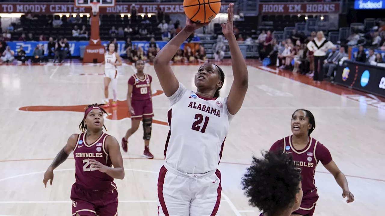 No. 8 seed Alabama and standout freshman Essence Cody hoping to hang with top seed Texas