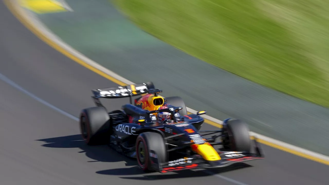 Verstappen takes pole position for F1 Australian GP, resurgent Carlos Sainz also in front row