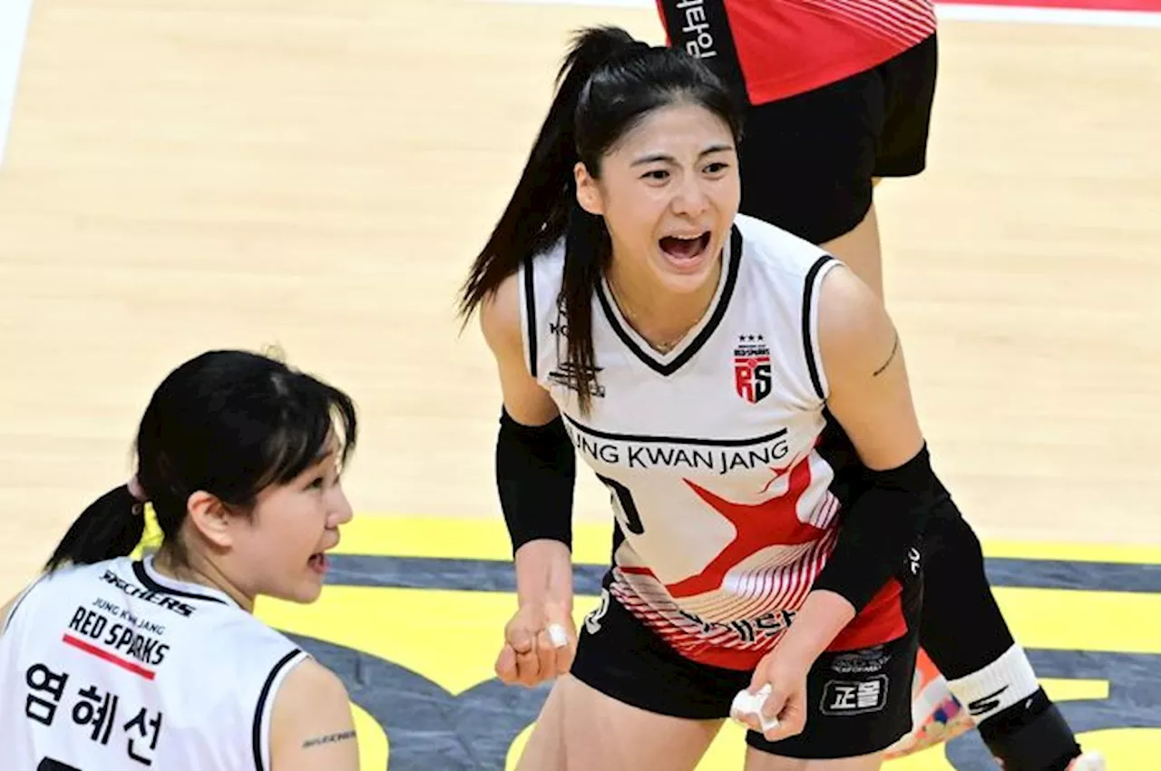 Park Hye-min Hopes to Perform Better in the Second Playoff Match of the Korean Volleyball League