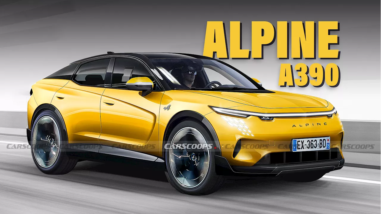 Alpine A390 Electric GT Crossover Arriving In 2025 Based On Nissan Ariya Bones